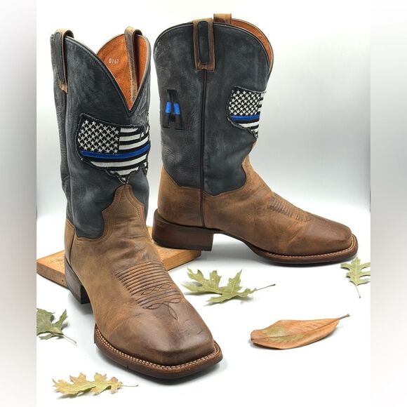 Dan Post Thin Blue Line USA Boot - Picture 1 of 12